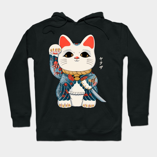 Maneki neko hoodie hot sale